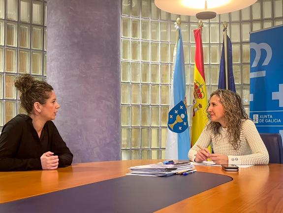 Imagen de la noticia:Aneiros se reúne con la gerente del GALP A Mariña-Ortegal con la que analizó los proyectos financiados en esta comarca al am...