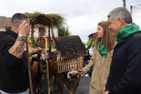 Imaxe da nova:A Xunta pon en valor os labores tradicionais do agro na 50ª celebración das carrozas do San Cidre en Boqueixón