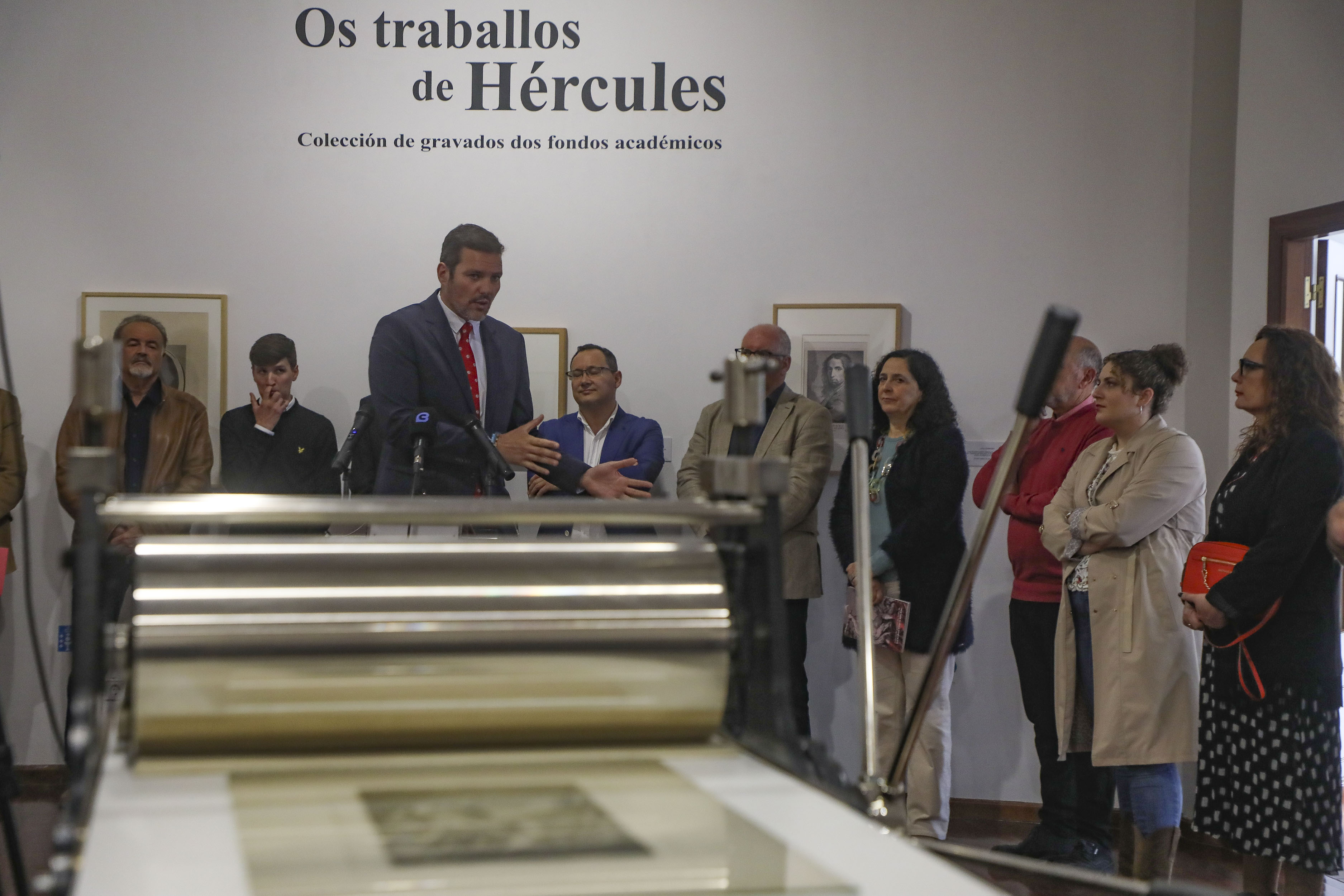 Image 1 of article López Campos convida a redescubrir a historia da Real Academia Galega de Belas Artes coa nova exposición Os traballos de Hércules