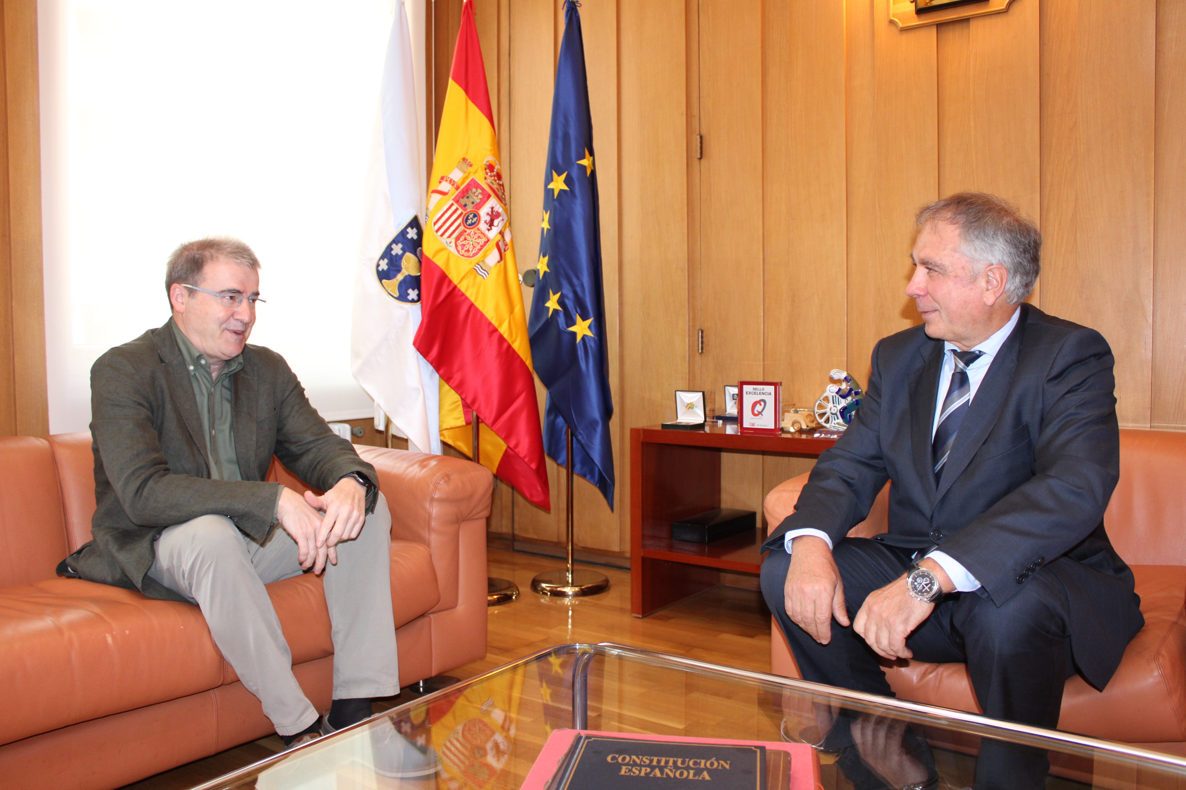 Image 1 of article O delegado territorial da Xunta en Ourense reúnese co subdelegado do Goberno en funcións