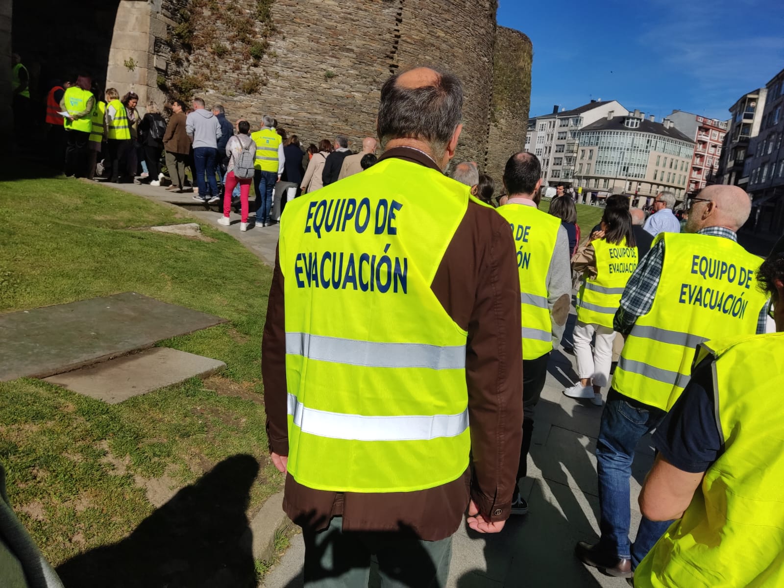 Image 2 of article A delegación territorial da Xunta en Lugo pon a proba o Plan de autoprotección cun simulacro que obrigou a evacuar o edificio
