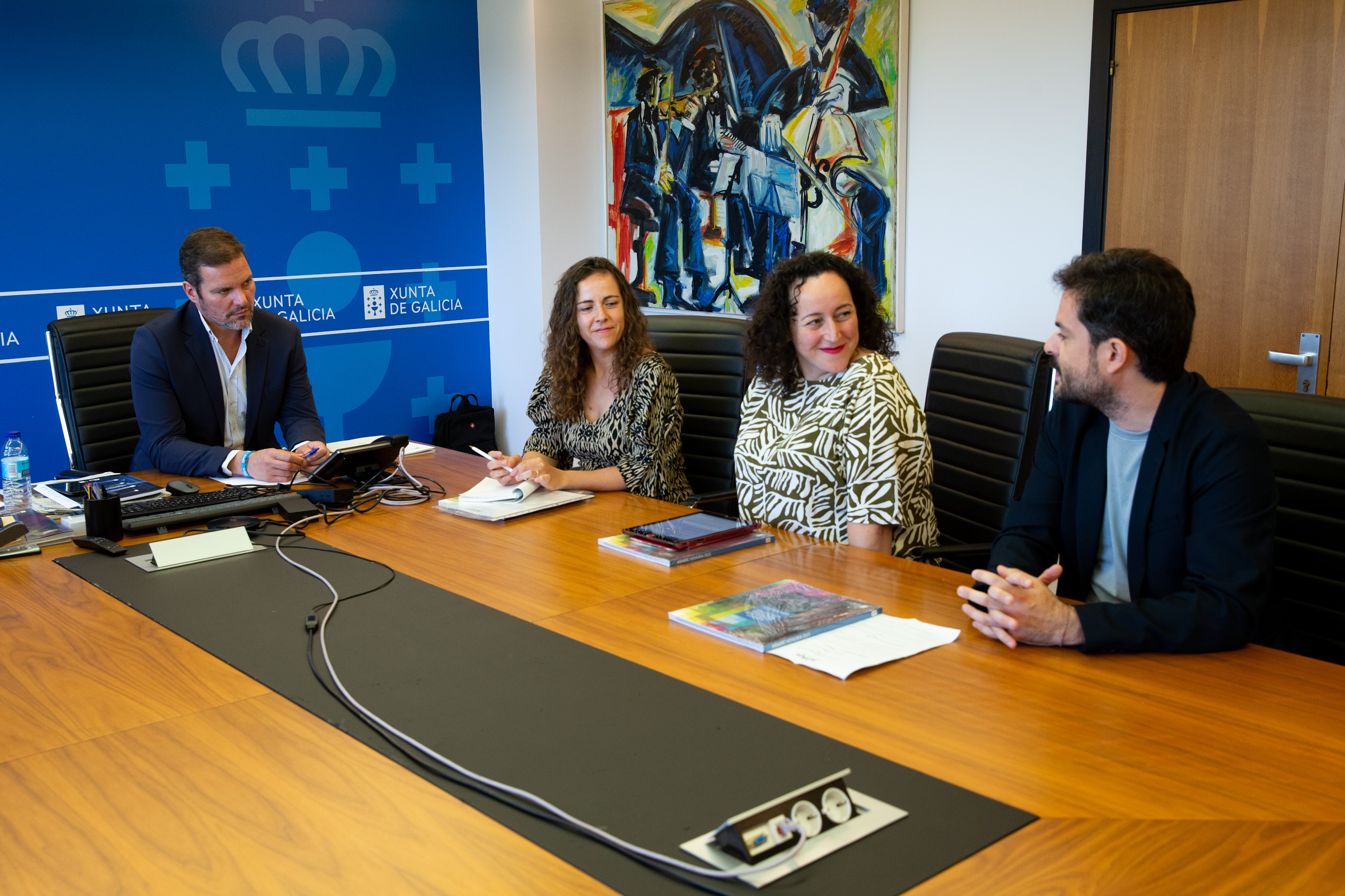 Imagen del artículo José López Campos recibe a Asociación Galega de Produtoras Independentes para tratar os retos inmediatos do audiovisual galego
