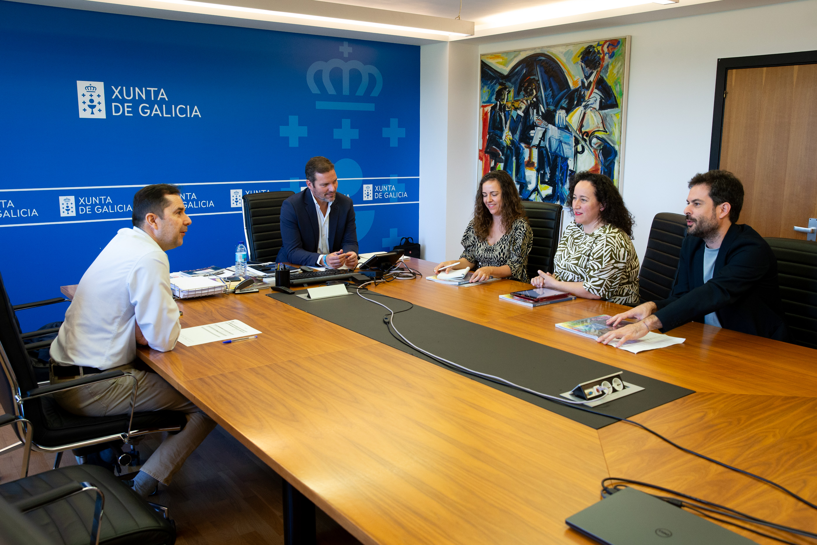 Image 1 of article José López Campos recibe a Asociación Galega de Produtoras Independentes para tratar os retos inmediatos do audiovisual galego