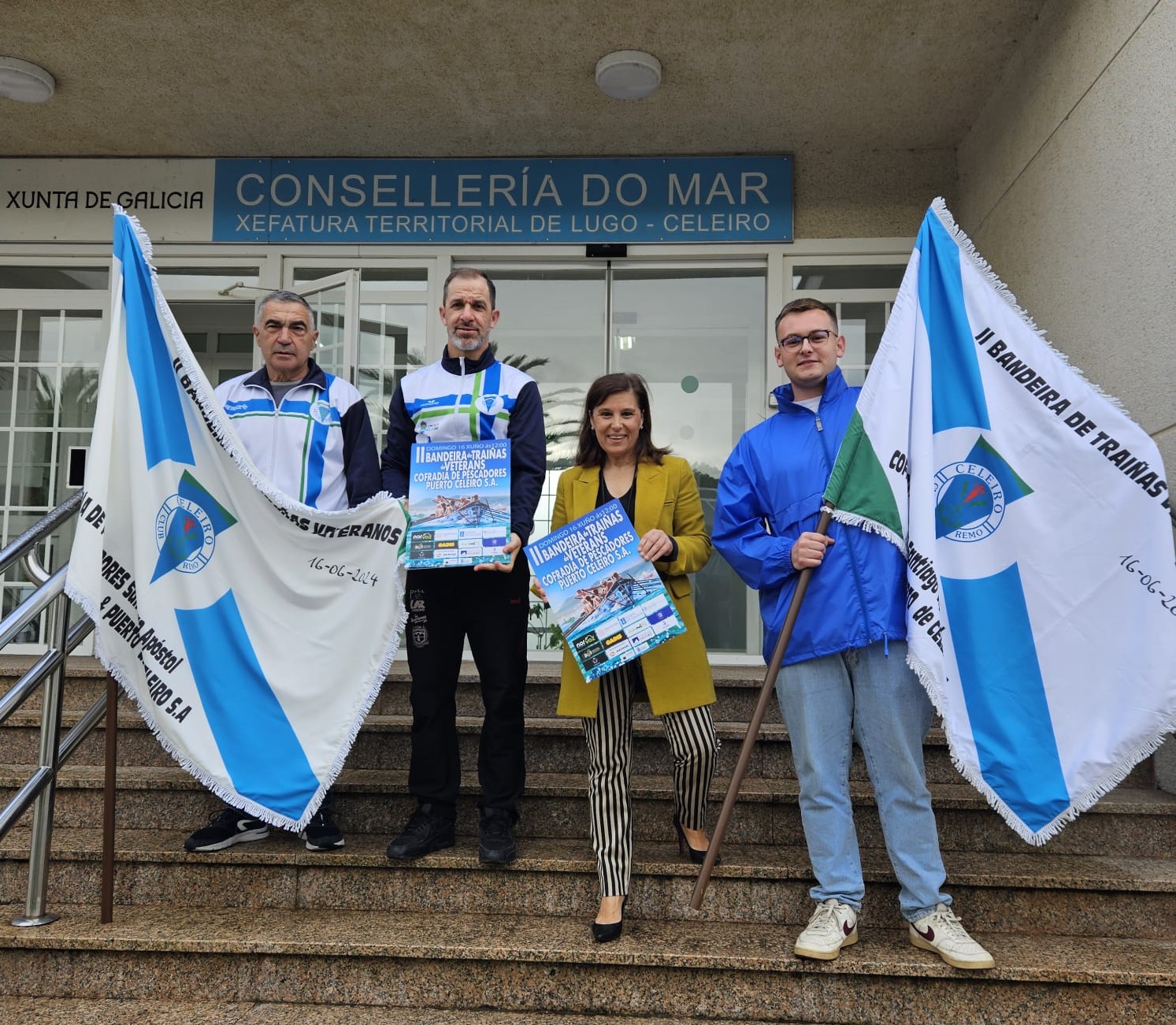 Image 0 of article A Xunta patrocina a II Bandeira de traíñas de veteráns  que organiza este domingo o Club de Remo de Celeiro
