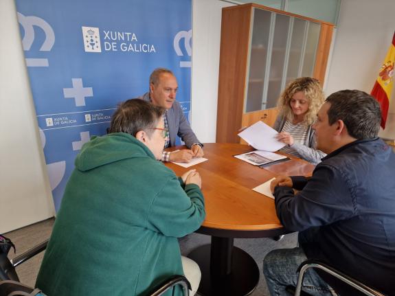 Imaxe da nova:O delegado territorial de Pontevedra recibe aos representantes do Consello Español para a Defensa da Discapacidade, Dependencia e P...