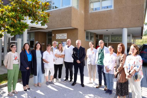 Imaxe da nova:O conselleiro de Sanidade destaca o investimento de 445.000 euros na reforma do centro de saúde de Salvaterra de Miño como mostra d...