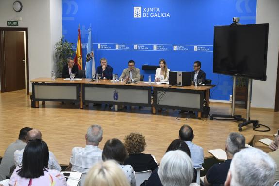 Imaxe da nova:José González avalía cos directores e orientadores das oficinas de emprego de Ourense melloras para potenciar o Servizo Público de ...