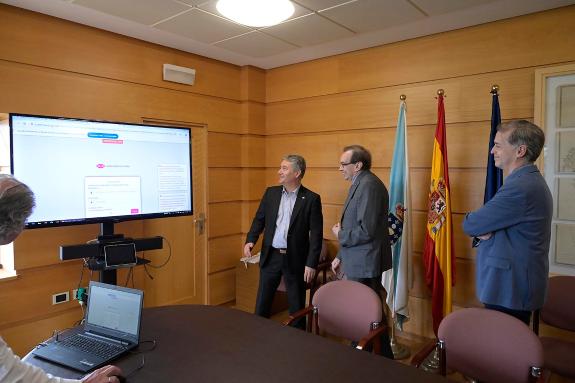Imaxe da nova:O secretario xeral de Universidades supervisa o proceso de matrícula gratuíta na Universidade da Coruña para asegurar o seu correct...