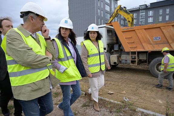 Imaxe da nova:A Xunta inicia a construción de 40 vivendas de promoción pública no barrio coruñés de Xuxán, nas que investirá 7,7 M€