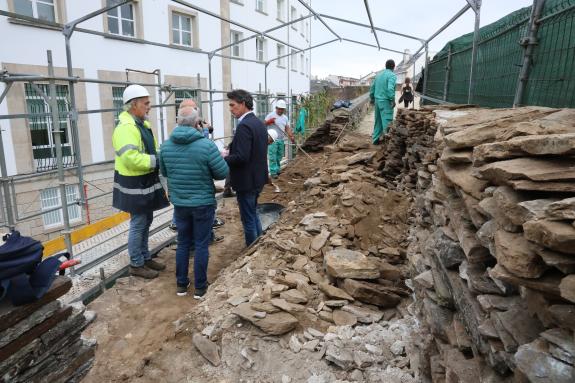 Imaxe da nova:A Xunta inicia os traballos de restauración do lenzo interior do cubo LXXI da Muralla de Lugo