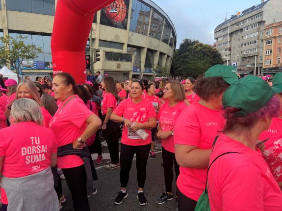 Imaxe da nova:Belén do Campo participa na Carreira da Muller na Coruña para concienciar sobre a loita contra o cancro de mama e a violencia de xé...