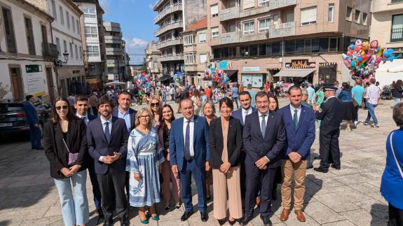 Imaxe da nova:María Martínez Allegue e Román Rodríguez participan na celebración da Virxe das Dores en Lalín