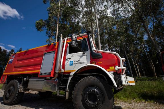 Imaxe da nova: A Xunta investirá 21,76 M€ en mellorar os medios materiais do servizo de prevención e extinción de incendios de Galicia