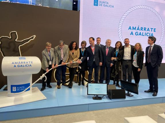 Imagen de la noticia:La Xunta presenta en Fitur la campaña 'Amárrate a Galicia' para promocionar el sistema portuario como entrada del turismo a ...