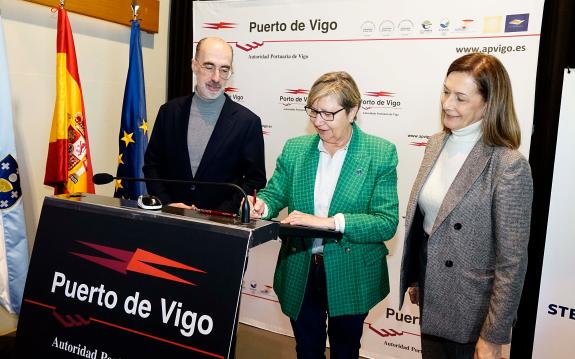 Imaxe da nova:A Xunta destaca o Porto de Vigo como exemplo de responsabilidade social e de atención á xente do mar