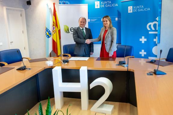 Imaxe da nova:A Xunta destaca que a alianza industrial galega do hidróxeno verde dá un novo paso coa adhesión de Ence como empresa tractora
