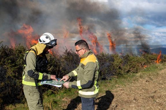 Imaxe da nova:A superficie na que a Xunta ten actuado mediante queimas prescritas no que vai de 2023 para avanzar na prevención dos incendios sup...