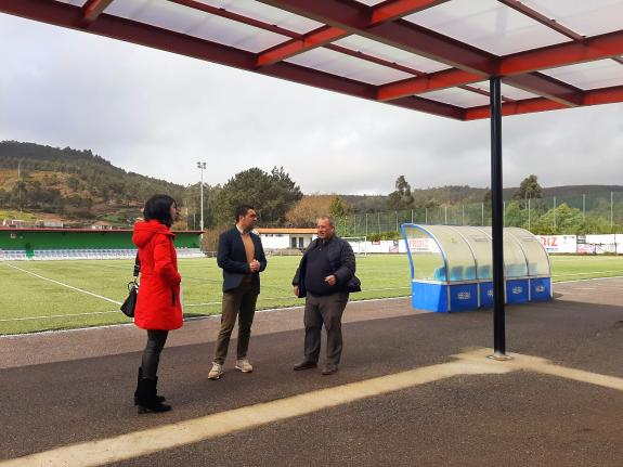Imaxe da nova:A Xunta mellora as instalacións do campo de fútbol da Chanciña de Campo Lameiro cunha achega de 33.000 €