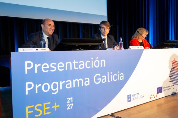 Imaxe da nova:A Xunta subliña que o Programa FSE+ Galicia 21-27 terá como obxectivo facer unha comunidade máis social e inclusiva co emprego como...