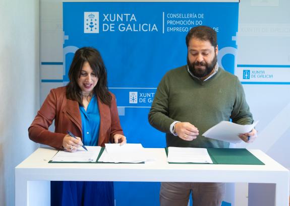 Imaxe da nova:Xunta e AJE Galicia impulsarán o emprendemento entre a mocidade e promoverán a dinamización do rural con medidas de formación e ase...