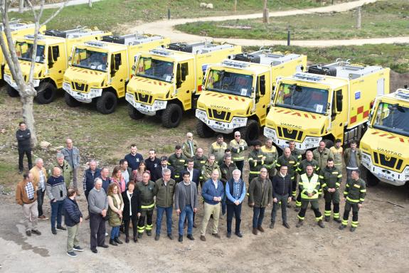 Imaxe da nova:A Xunta e a Deputación de Ourense alíanse para dotar o Centro integral de loita contra o lume de Toén do máximo potencial