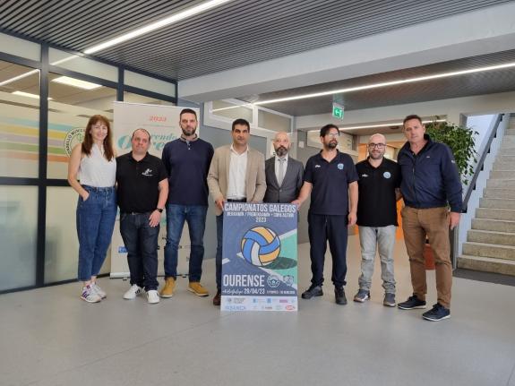Imaxe da nova:O delegado territorial da Xunta participa na presentación dos Campionatos galegos benxamín/prebenxamín e a Copa alevín de voleibol