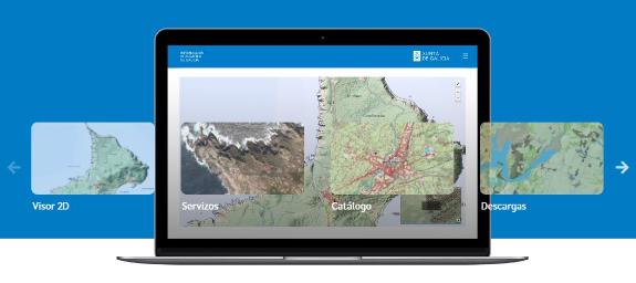 Imaxe da nova:A Xunta actualiza o Xeoportal de información cartográfica para optimizar o seu funcionamento e ofrecer máis recursos á cidadanía