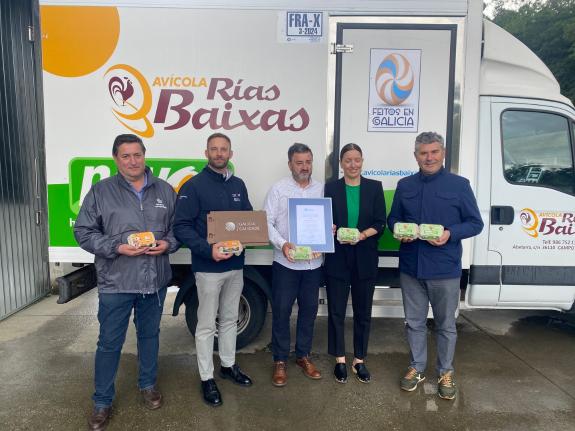 Imaxe da nova:Avícola Rías Baixas recibe o certificado de Galicia Calidade para os seus produtos sumándose ás máis de 150 empresas adheridas