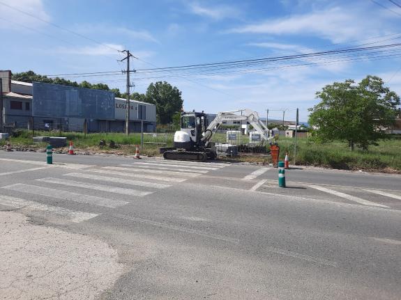 Imaxe da nova:A Xunta inicia as obras de mellora da seguridade peonil na estrada autonómica LU-617 na contorna do cemiterio de Monforte de Lemos