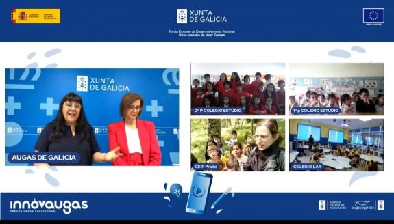 Imaxe da nova:A Xunta outorga os Premios Escolares Innovaugas a 4 colexios de Cee, Xove, Ourense e Nigrán polos seus proxectos sobre o uso respon...