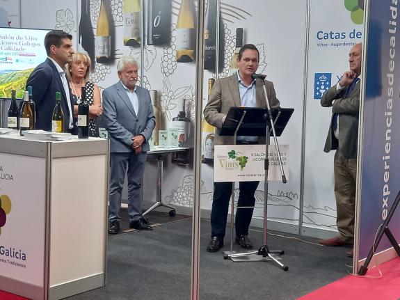 Imagen de la noticia:La Xunta destaca la importancia de los vinos gallegos como referentes a nivel nacional e internacional en la clausura del sa...