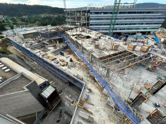 Imaxe da nova:O Hospital Público Novo Montecelo de Pontevedra eríxese como exemplo de eficiencia e referente nacional e internacional en construc...