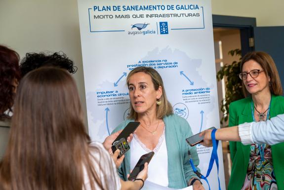 Imaxe da nova:Ethel Vázquez destaca o apoio da Xunta aos concellos na dotación de servizos de saneamento, que en Galicia require máis do dobre de...