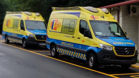 Imaxe da nova:Urxencias Sanitarias de Galicia-061 condena firmemente as sabotaxes ás ambulancias da rede transporte sanitario urxente incluso á m...