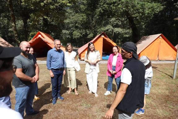 Imaxe da nova:A Xunta propón actividades de aventura na natureza no campamento de verán de Pontemaril, en Forcarei