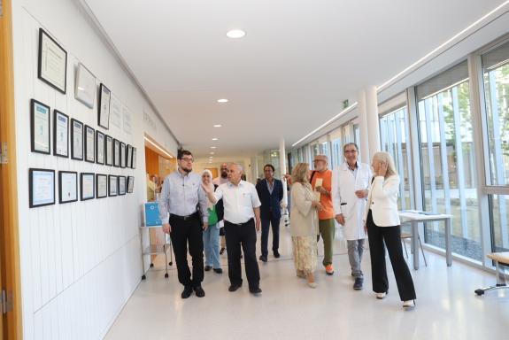 Imaxe da nova:A delegación do Ministerio de Saúde de Xordania visita as instalacións da Fundación Urxencias Sanitarias-061 e o centro de saúde da...