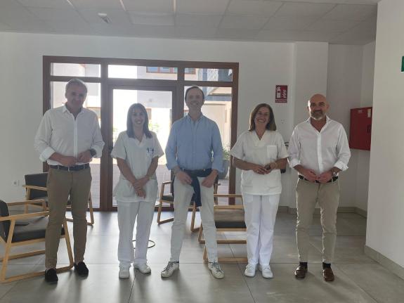 Imaxe da nova:A Xunta visita a residencia de maiores de Vilamartín de Valdeorras da Fundación Valdegodos