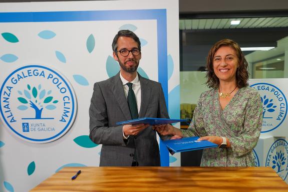 Imagen de la noticia:La Alianza por el Clima promovida por la Xunta suma el apoyo de Anfaco-Cecopesca para seguir creando sinergias en la lucha c...
