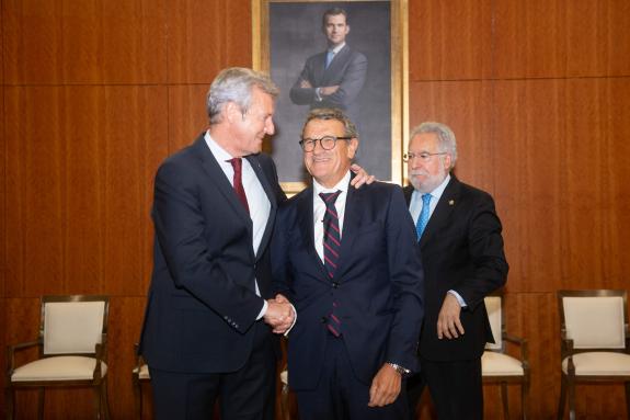 Imaxe da nova:Rueda asiste á toma de posesión do novo conselleiro do Consello de Contas de Galicia