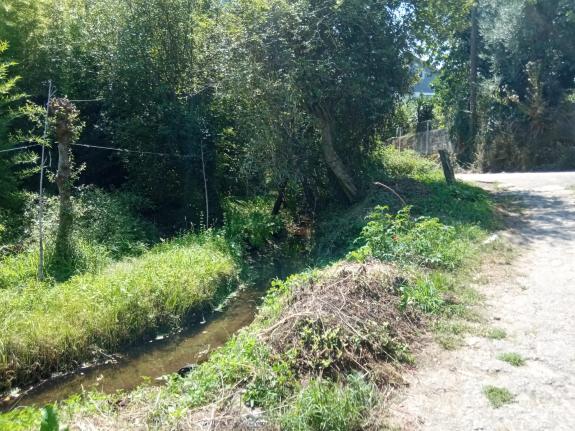 Imaxe da nova:A Xunta comeza as obras de saneamento do río Lameira de Marín, que contribuirán á mellora da calidade das augas da ría de Pontevedr...