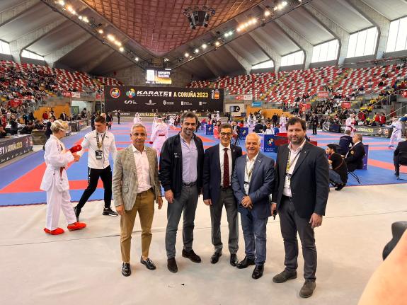 Imagen de la noticia:Diego Calvo destaca el potencial de Galicia para acoger competiciones mundiales como la Karate Youth League