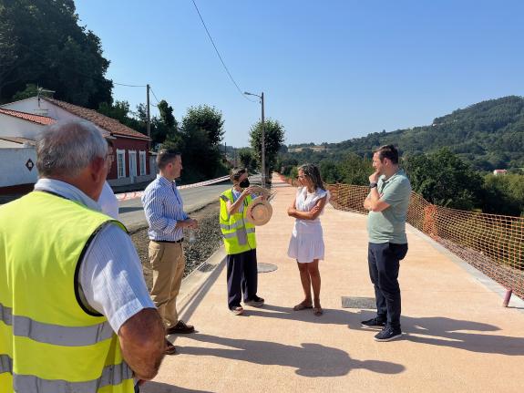 Imaxe da nova:A Xunta finalizará a mediados de setembro as obras de execución da nova senda entre Peteiro e O Baño, no concello de Mugardos