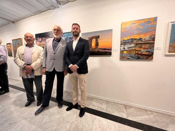 Imaxe da nova:O pintor José María de Urda expón desde onte a súa obra na Casa de Galicia en Madrid
