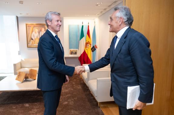 Imagen de la noticia:Rueda se reúne con el embajador de Italia para España y Andorra para afianzar las relaciones turísticas con Galicia propicia...