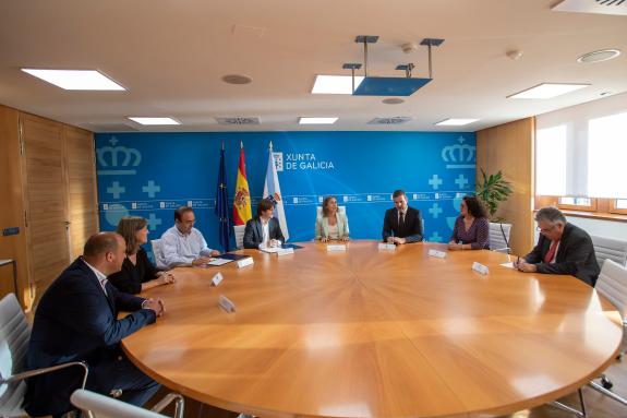 Imaxe da nova:A Xunta asina o contrato para a prolongación da autovía Santiago-A Estrada entre A Ramallosa e Pontevea, que comezará en outubro