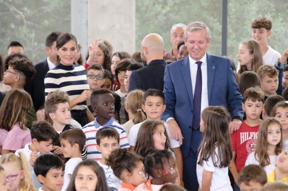 Imagen de la noticia:Rueda acompaña a la reina Letizia en la apertura del curso escolar 2023-2024