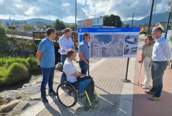 Imaxe da nova:A Xunta conclúe as obras destinadas a reducir o risco de inundacións na desembocadura do río Groba en Sabarís, Baiona, cun investim...