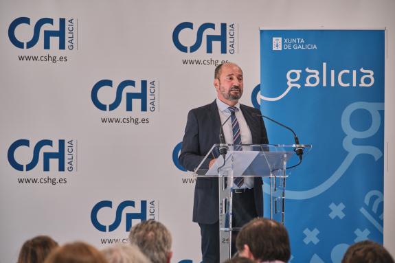 Imagen de la noticia:Xosé Merelles destaca el potencial y prestigio del Centro Superior de Hostelería de Galicia, con una inserción laboral de má...