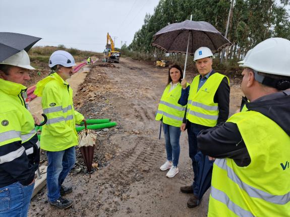 Imaxe da nova:A Xunta inviste 120.000 euros na mellora das infraestruturas viarias do polígono de Merlín en Agolada