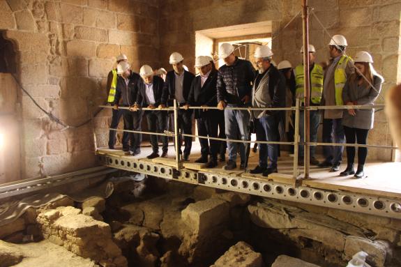 Imagen de la noticia:El delegado territorial de la Xunta visita las obras del Museo Arqueolóxico Provincial de Ourense